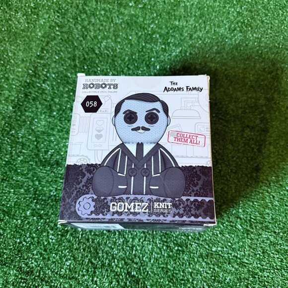 The Addams Family Gomez Handmade by Robots Knit Series #058 Vinyl Figure NEW - Picture 9 of 13